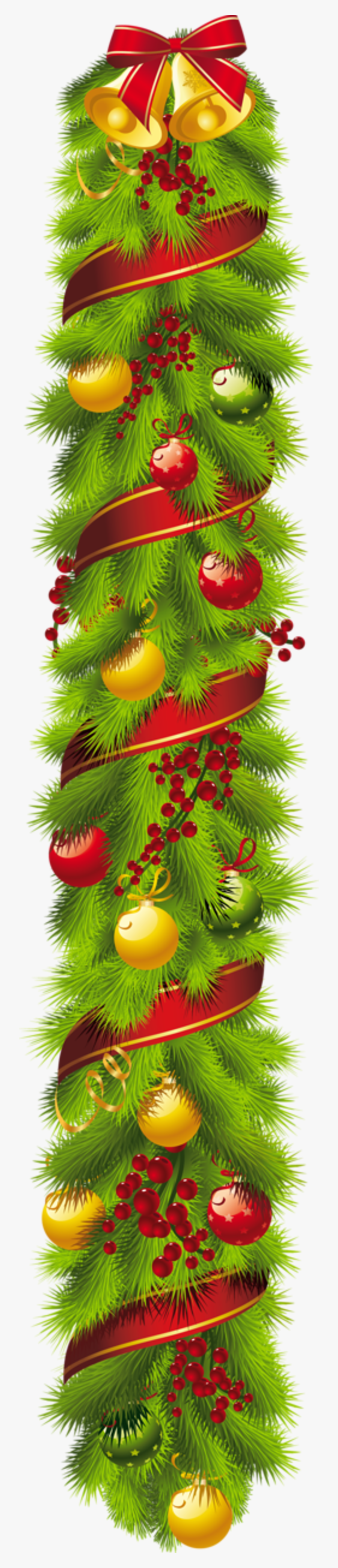Christmas Vertical Banner Png, Transparent Clipart
