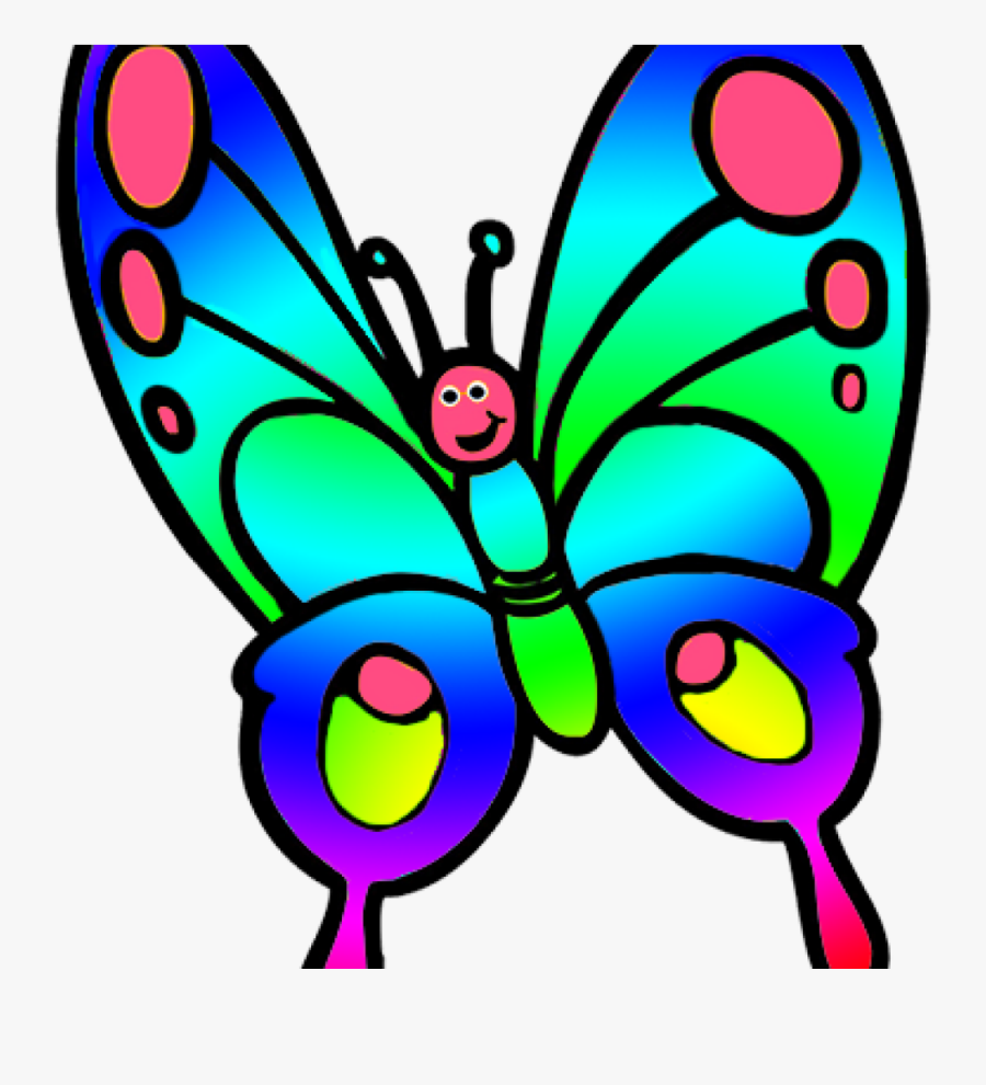 Butterfly Clipart Colorful - Clipart Pictures Of Butterfly, Transparent Clipart