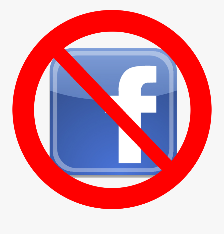 The Holladay Life - No Facebook Icon Png, Transparent Clipart