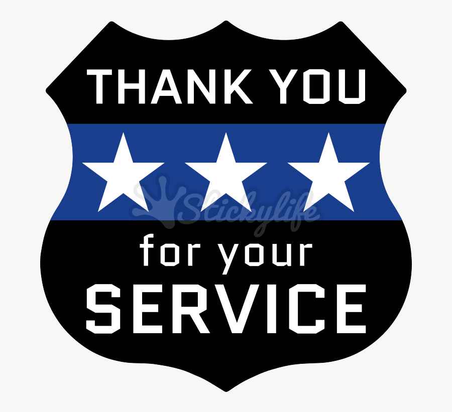 Law Enforcement Appreciation Day Badge Magnet - Law Enforcement Thank You For Your Service Police, Transparent Clipart