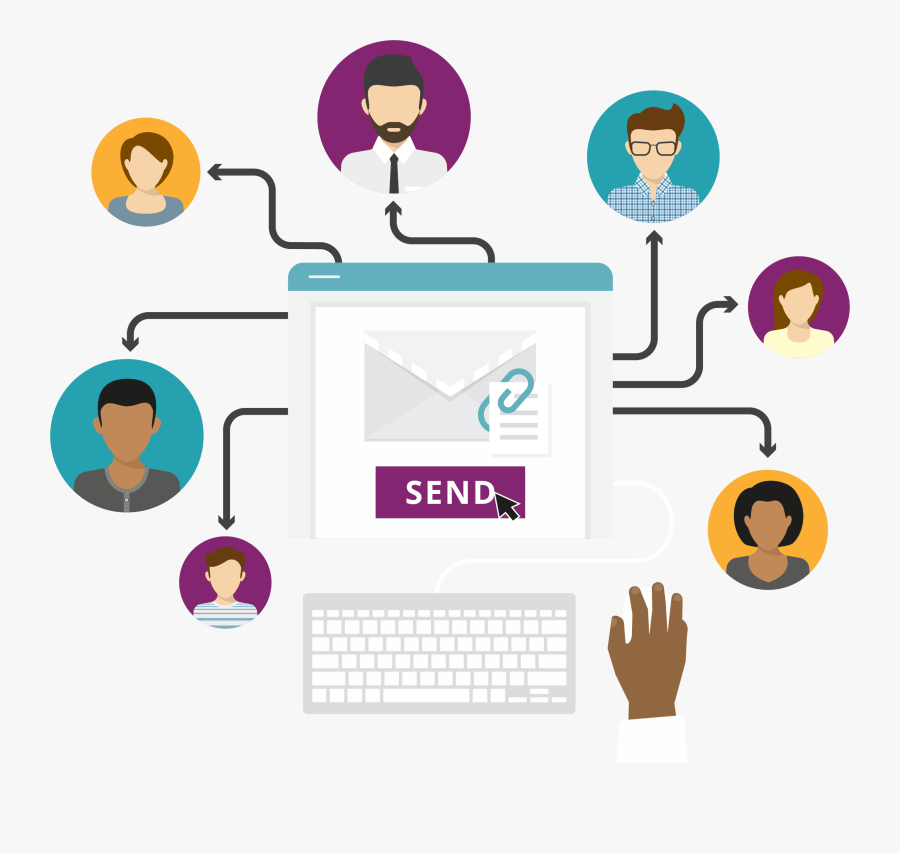 Email Marketing Clipart Transparent - Email Marketing Image Png, Transparent Clipart