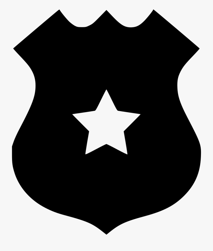 Clip Art Png Icon Free Download - Police Badge Svg Free, Transparent Clipart