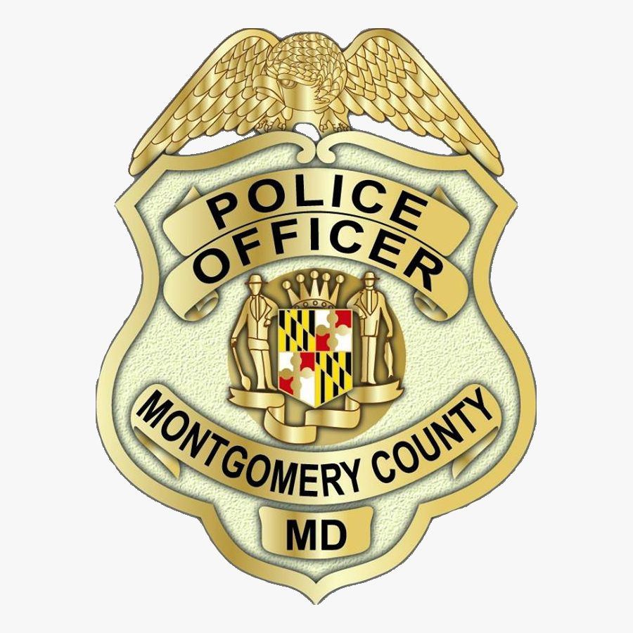 Badge Of The Montgomery County Police Department - Emblem, Transparent Clipart