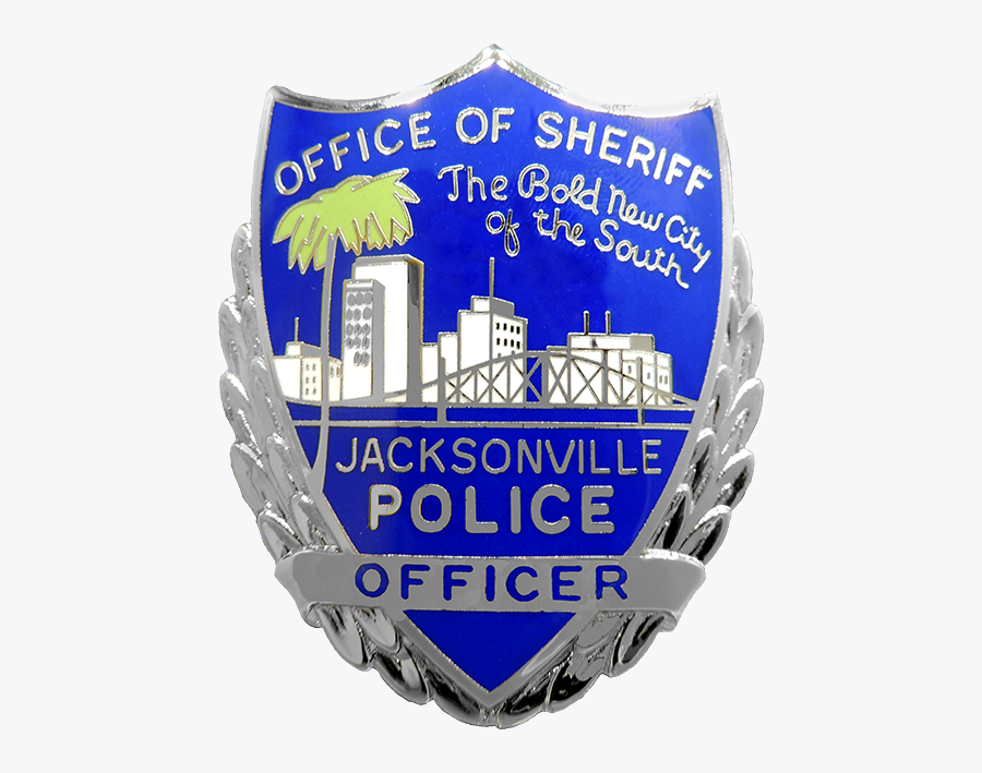 Jacksonville Police Sheriff"s Office Cap Badge - Jacksonville Police Department Badge, Transparent Clipart