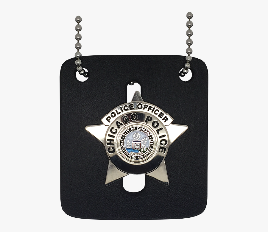Police Necklace Badge, Transparent Clipart