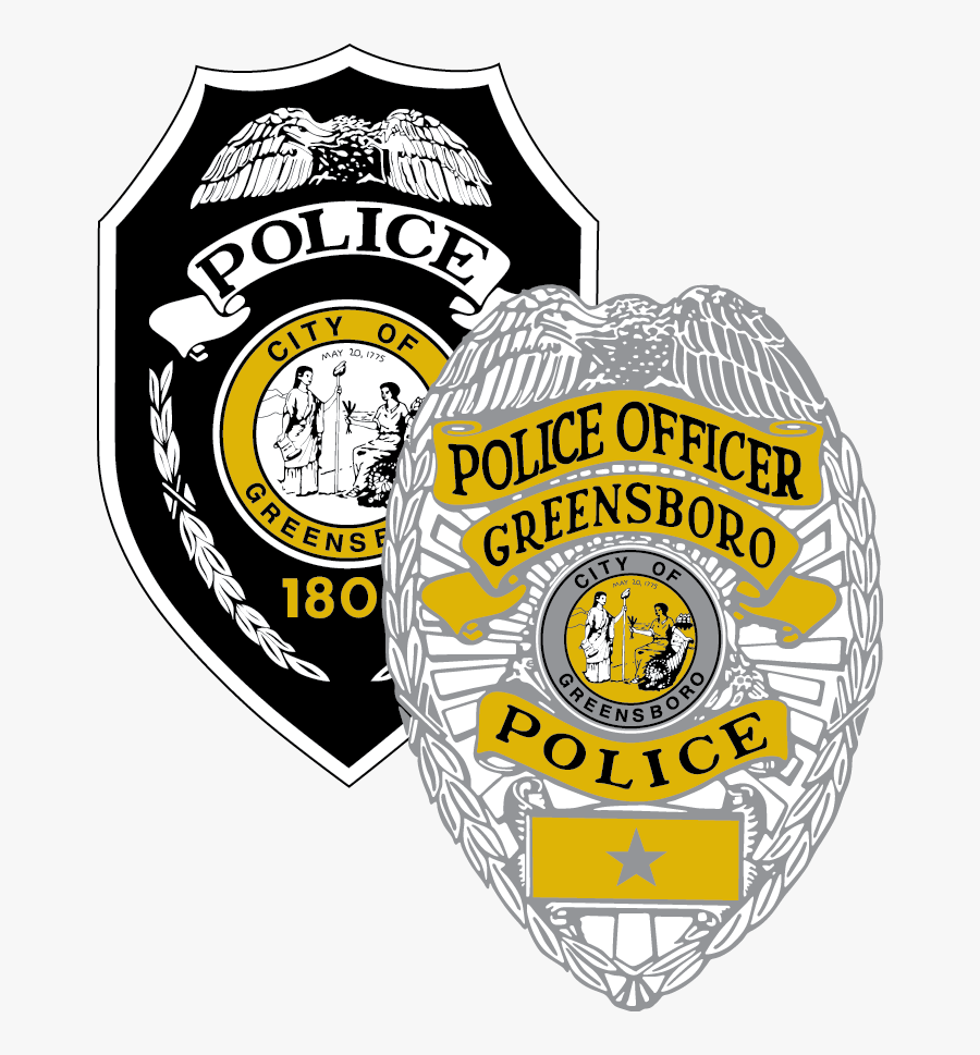 Greensboro Police Department Badge, Transparent Clipart