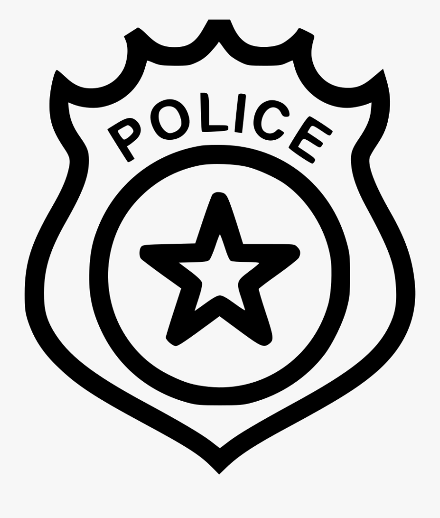 Police Badge - Transparent Police Badge Icon Png, Transparent Clipart