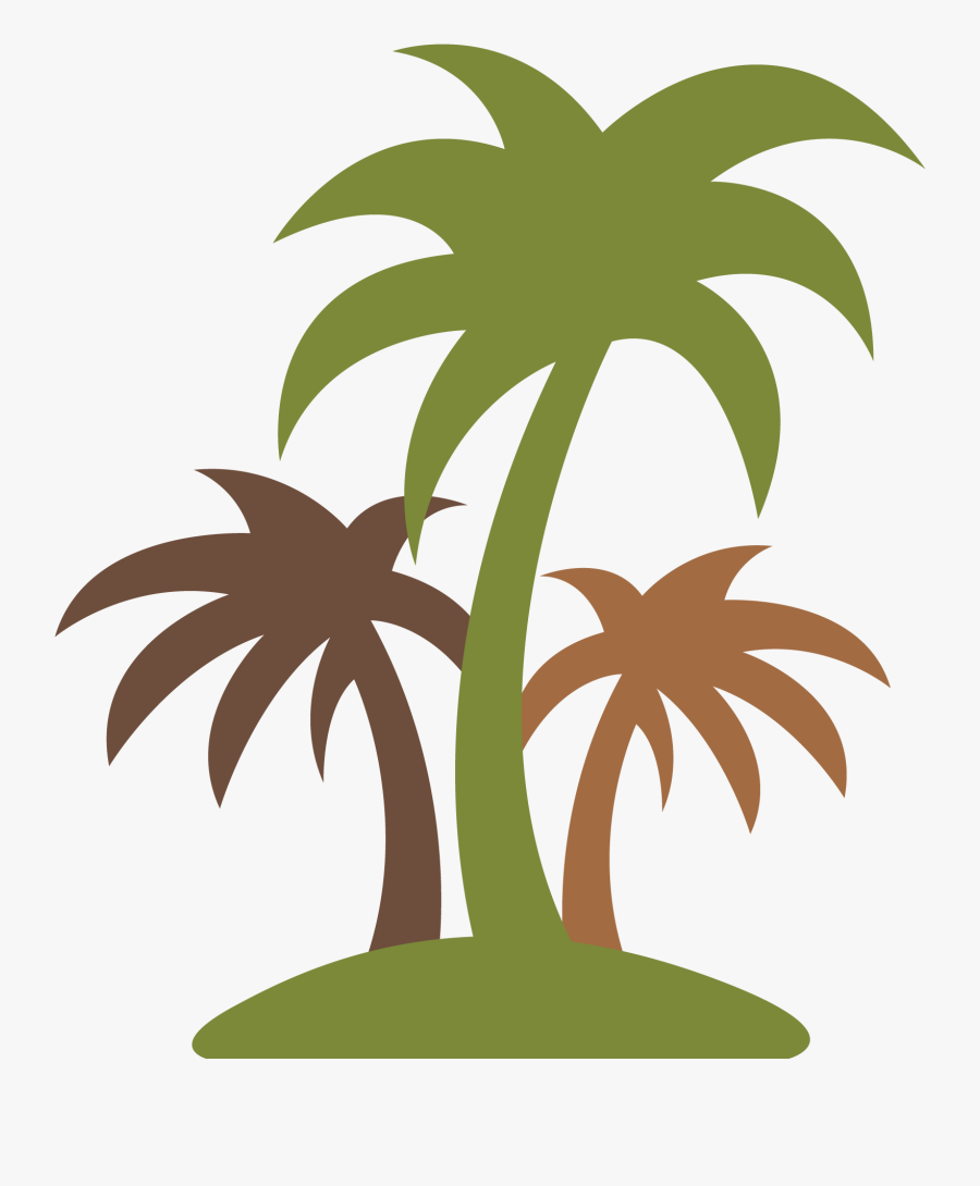 Plants Clipart Coconut Tree - Coconut Tree Vector Hd Png, Transparent Clipart