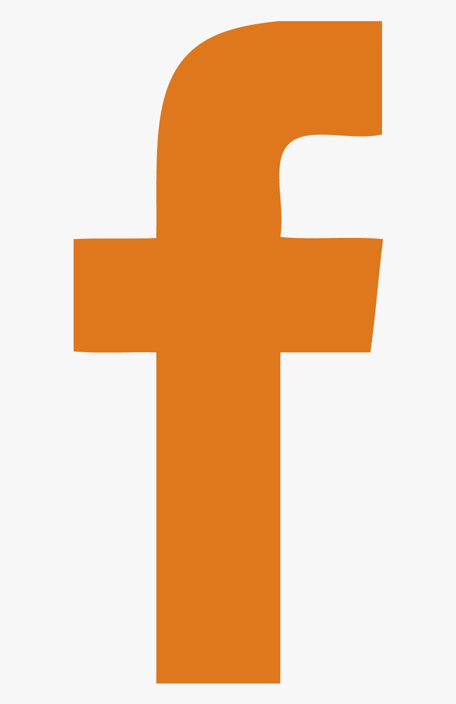 Facebook Logo Png Orange, Transparent Clipart