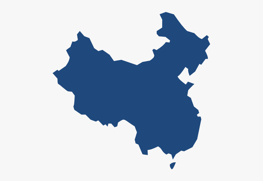 China Flag On Country, Transparent Clipart