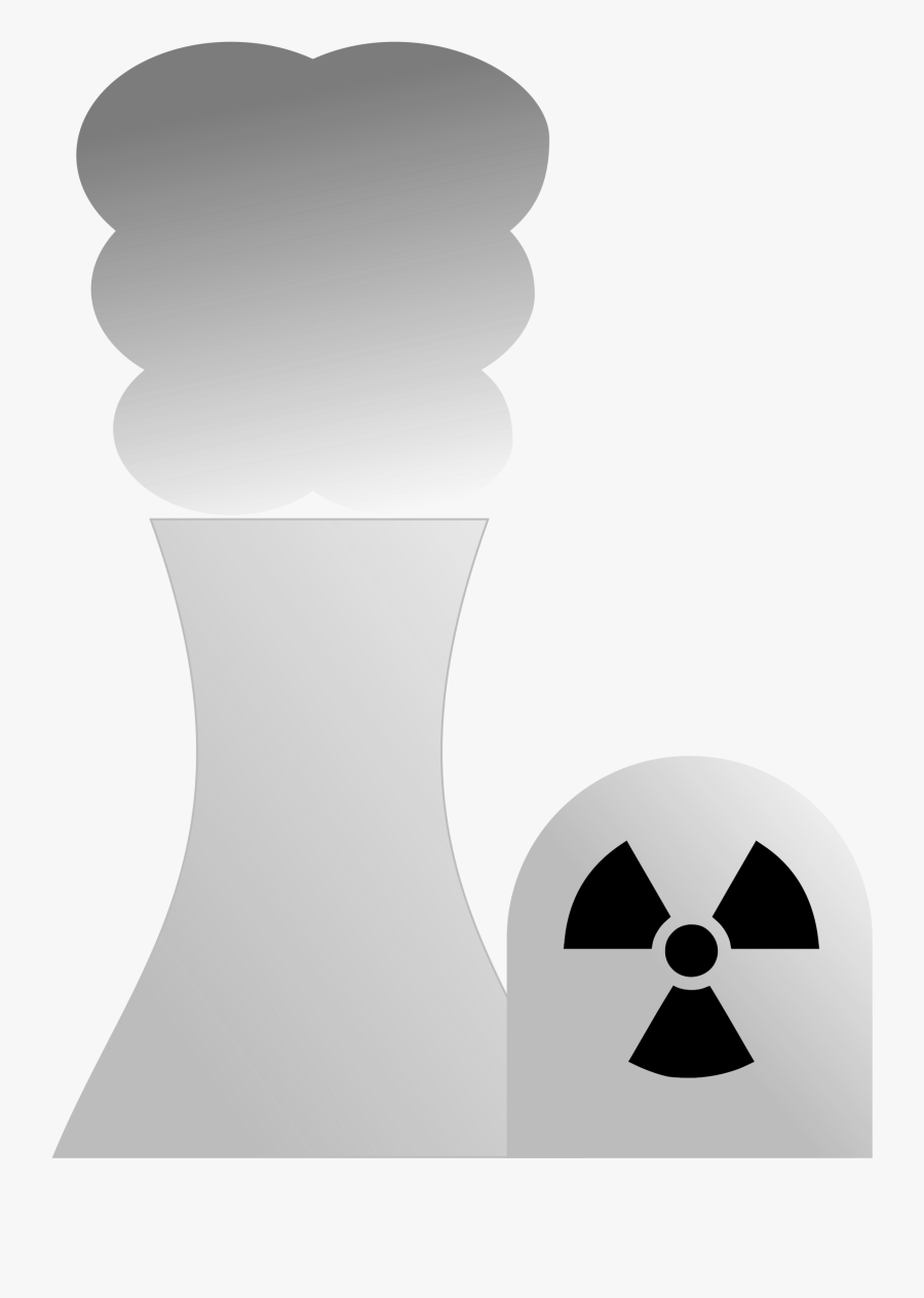 Clipart - Nuclear Power Plant Clip Art, Transparent Clipart