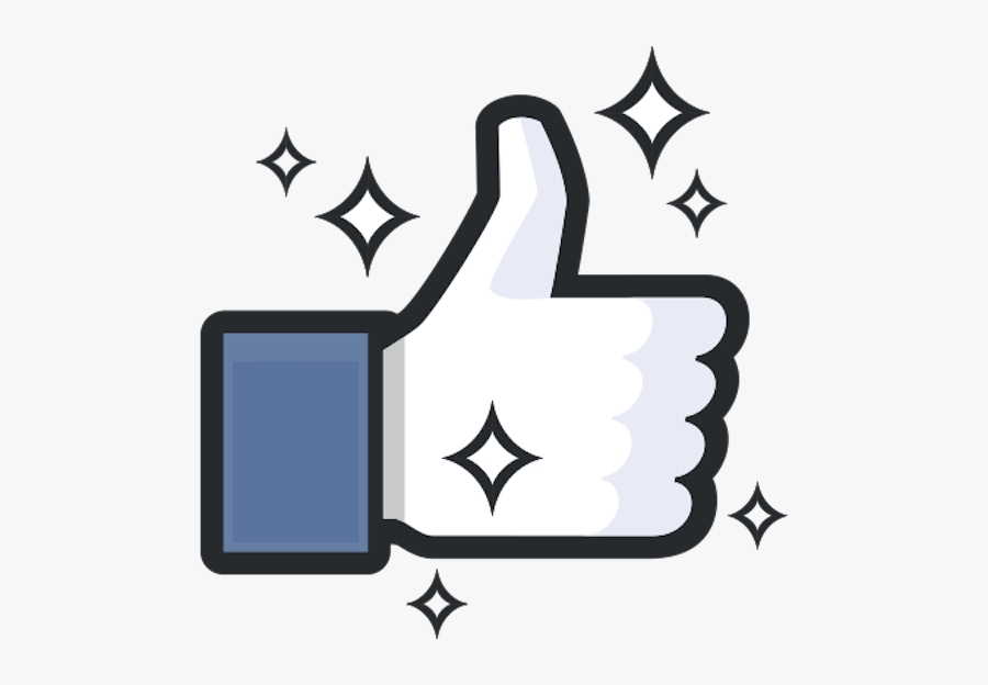 Facebook Like, Transparent Clipart