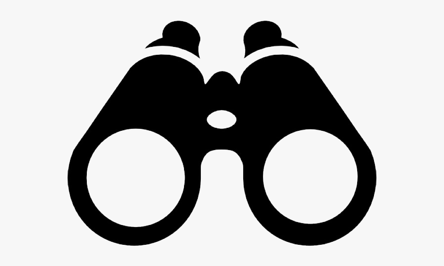 Binoculars,clip Art,black And - Free Binoculars Icon, Transparent Clipart