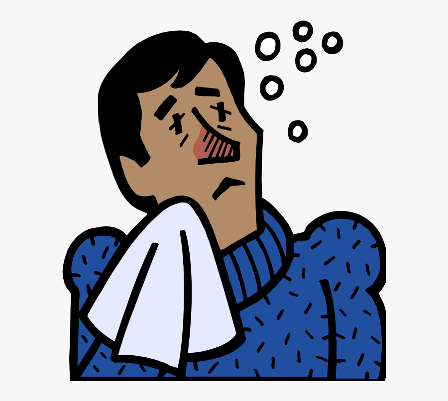 Everett Woman Among - Onomatopoeia A Person With A Cold, Transparent Clipart