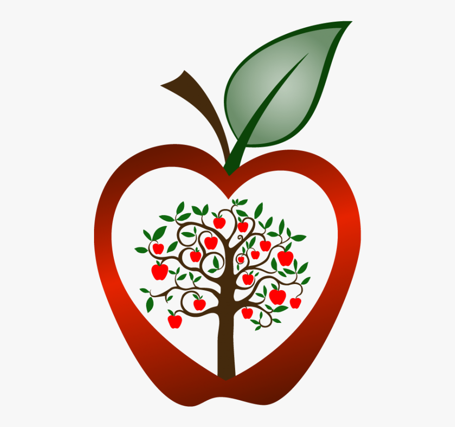 Apple Puns For Teachers - Apple Tree Vector, Transparent Clipart