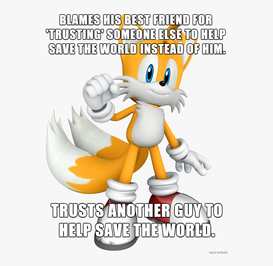 Clip Art Hypocrite Friend - Sonic All Stars Racing Transformed Tails, Transparent Clipart