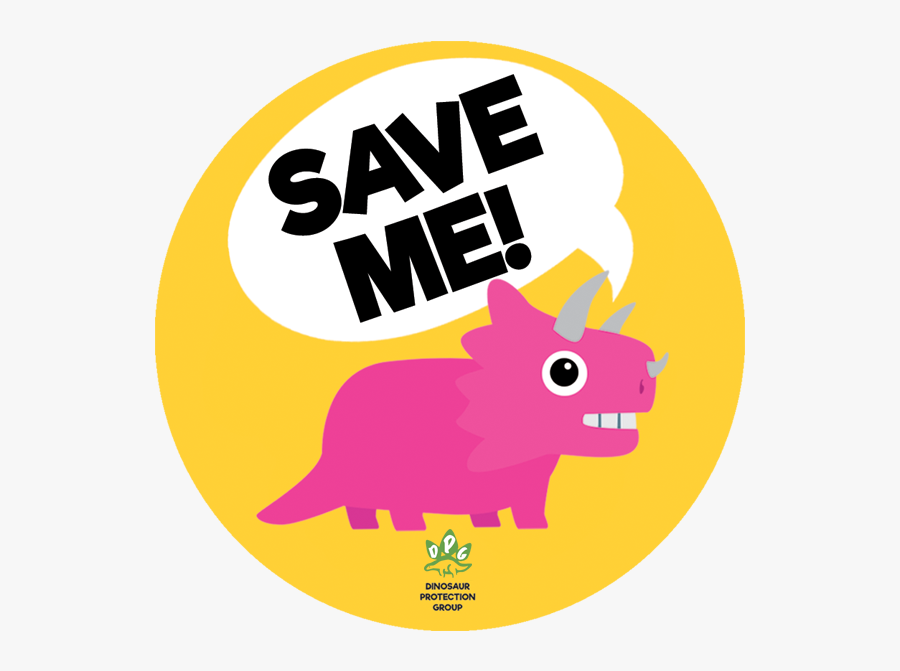 Transparent Barney Clipart - Dinosaur Protection Group Logo, Transparent Clipart