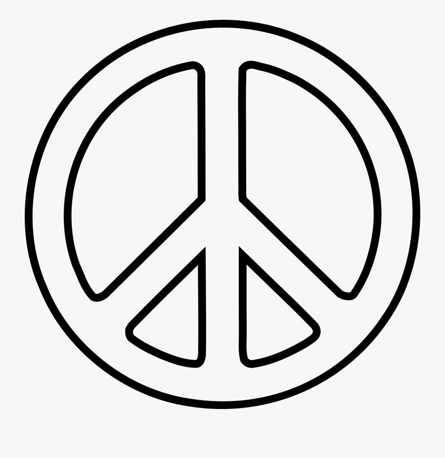 Friend Kill Or Ban Peace Sign Clipart- - Easy Peace Sign Drawing, Transparent Clipart