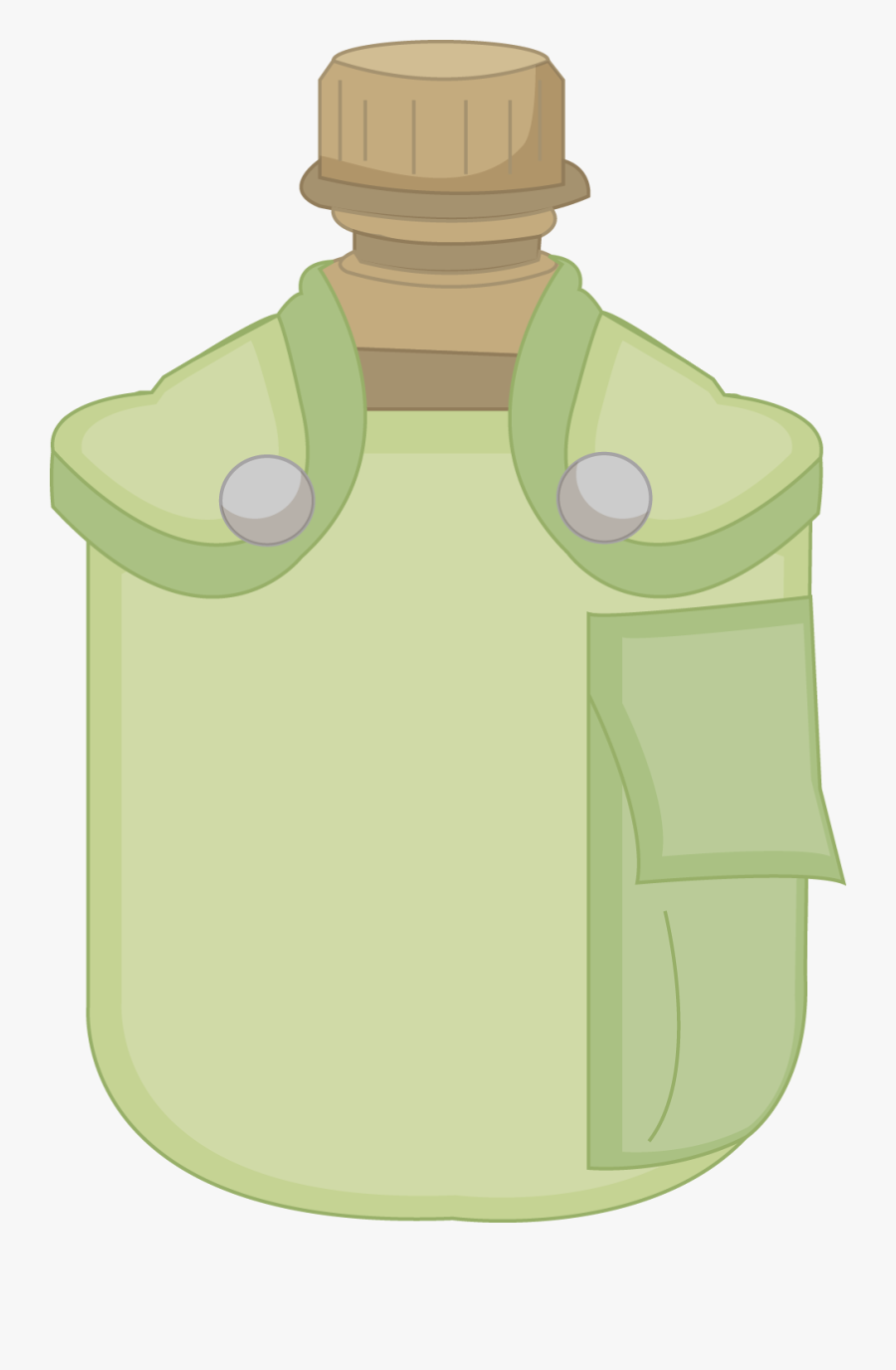 Photo By Daniellemoraesfalcao Minus - Army Cartoon Water Bottle, Transparent Clipart
