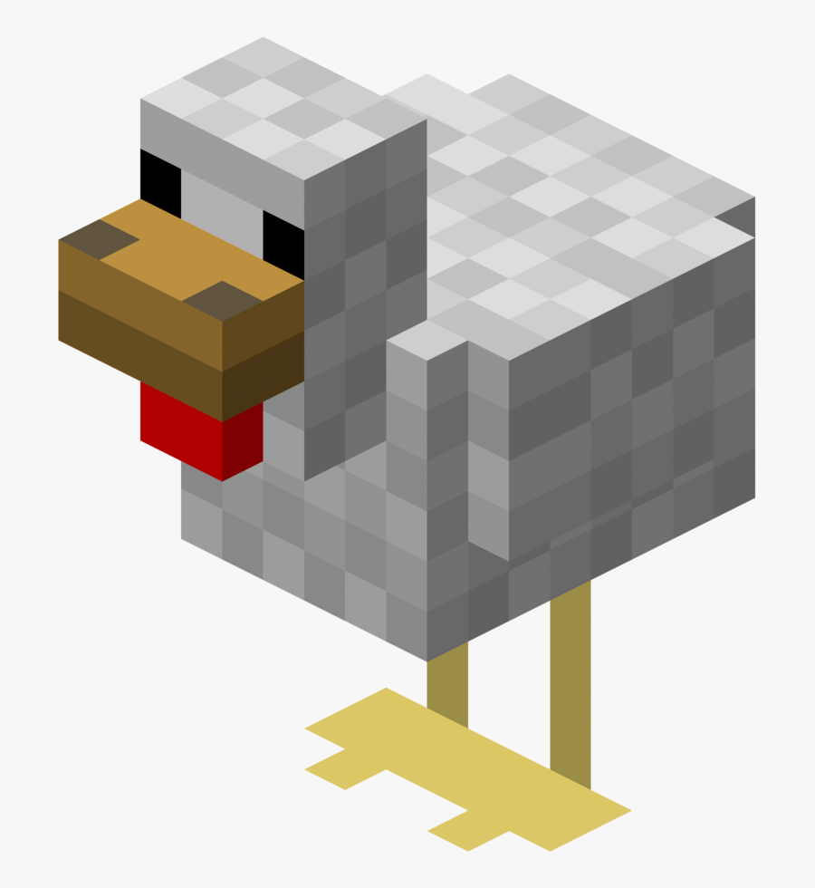 Minecraft Png Chicken - Minecraft Chicken Png, Transparent Clipart