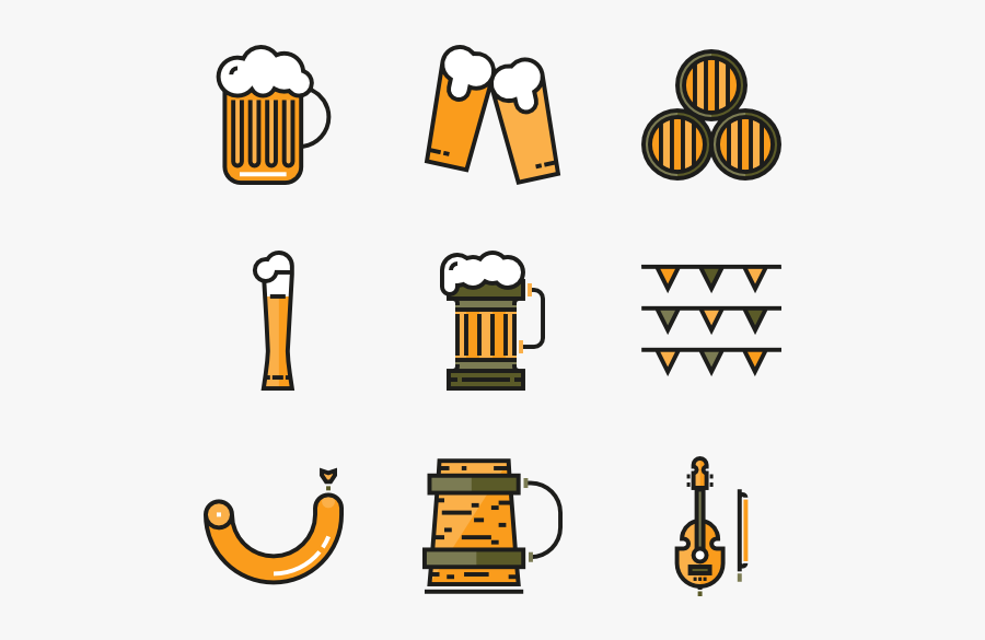 Clip Art Alcohol Font - Beer Icons, Transparent Clipart