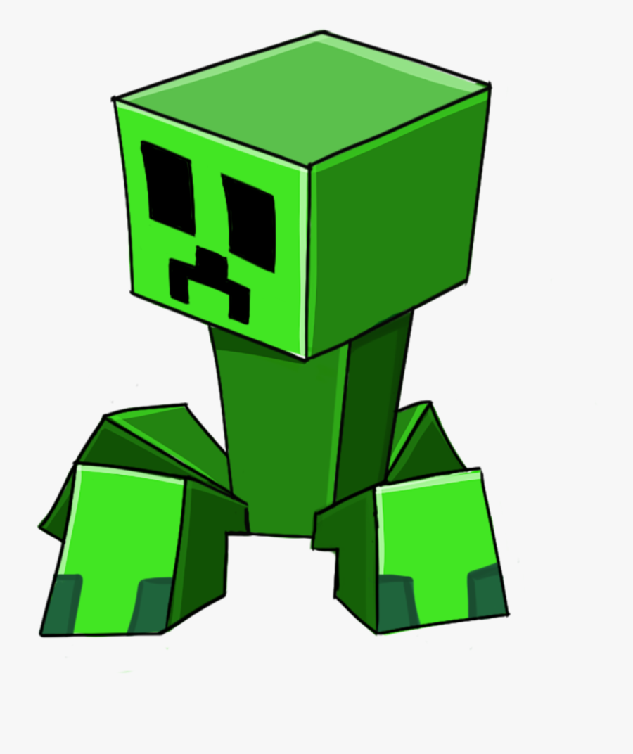 Minecraft Little Png Creeper Redsheep - Minecraft Png, Transparent Clipart