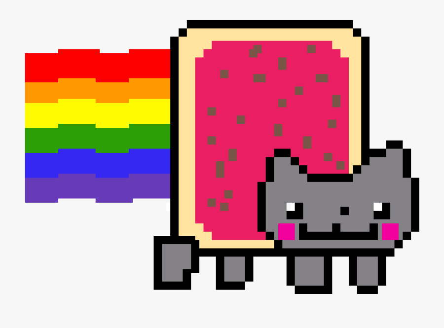 Cat Minecraft Clip Art Product Pattern - Nyan Cat Minecraft, Transparent Clipart