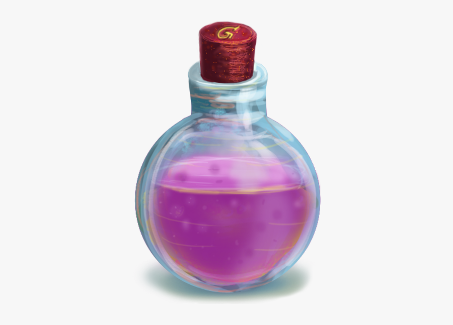 Potion Clip Art Minecraft Magic - Potion Bottle With Transparent Background, Transparent Clipart