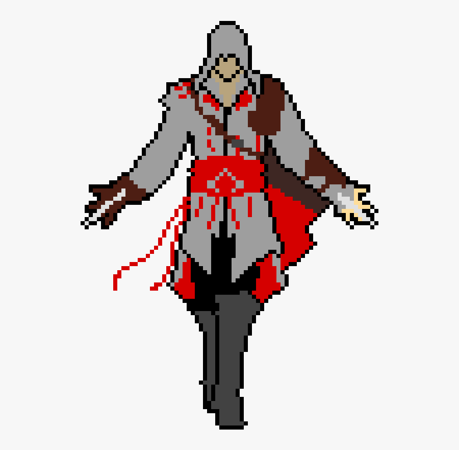 Pixel Art Minecraft Assassins Creed Clipart , Png Download - Anime