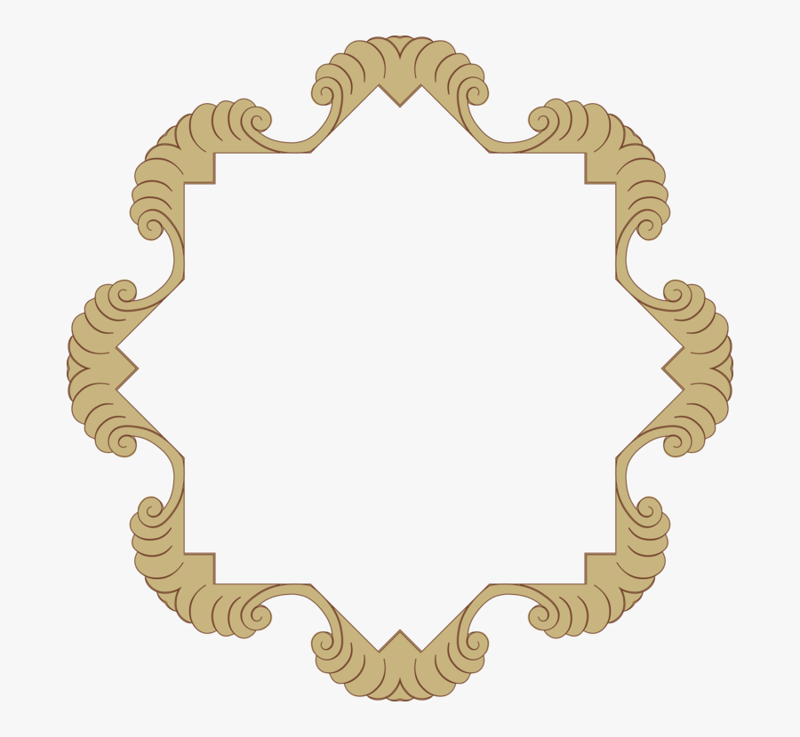 Picture Frame,line Art,desktop Wallpaper - Arts And Crafts Frame Png, Transparent Clipart