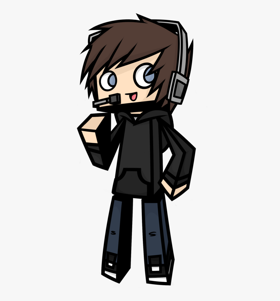 Animated Clipart Minecraft - Minecraft Player In Mine Drawing, Transparent Clipart