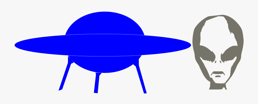 Flying Saucer Icon Blue, Transparent Clipart