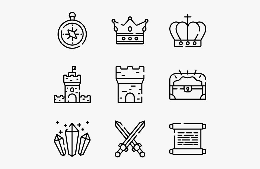 Medieval - Coffee Vector Icon, Transparent Clipart