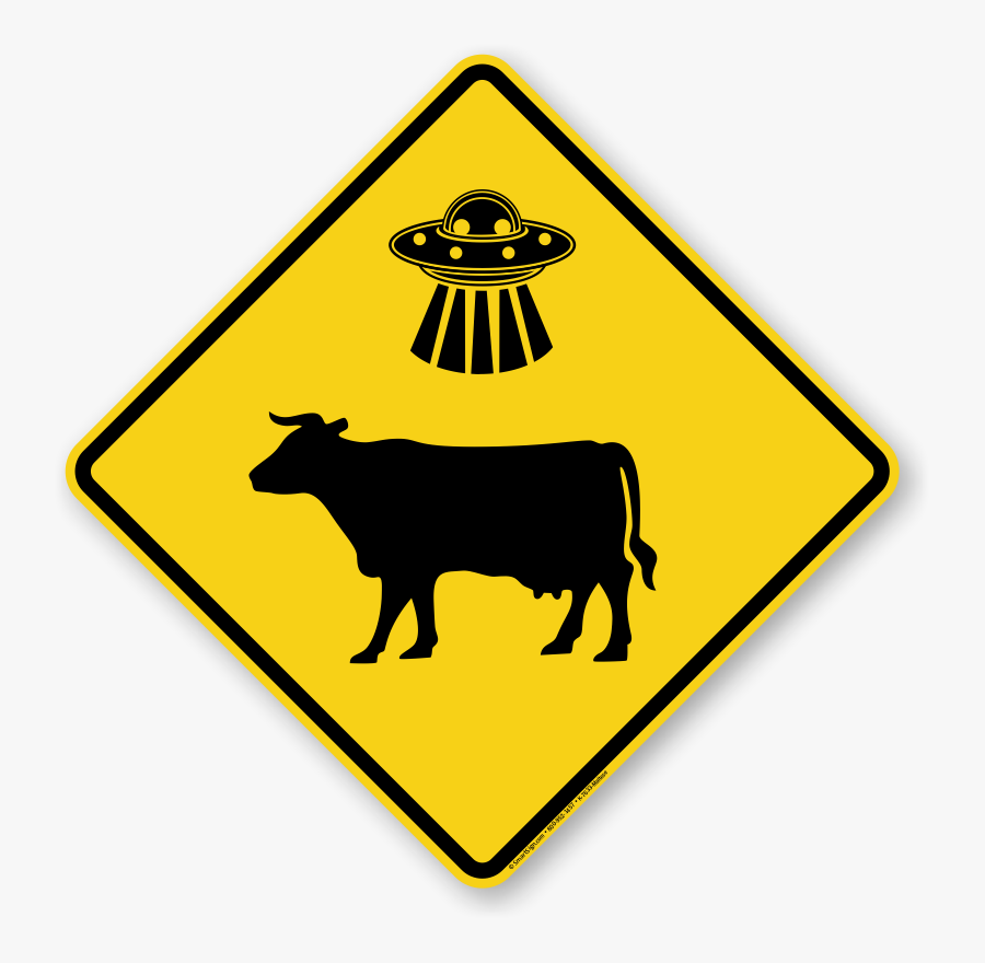 Ufo Cow Abductions Here - You Can Clip Art, Transparent Clipart