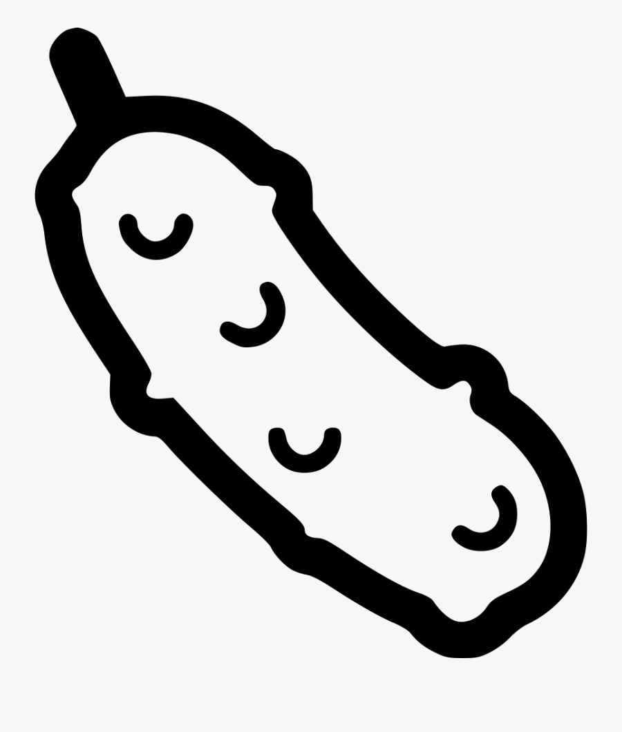 Transparent Pickle Slice Png - Pickle Clipart Black And White, Transparent Clipart