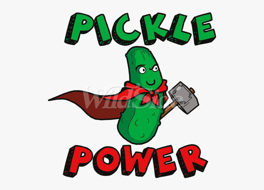 Pickle Power The Wild - Cartoon, Transparent Clipart