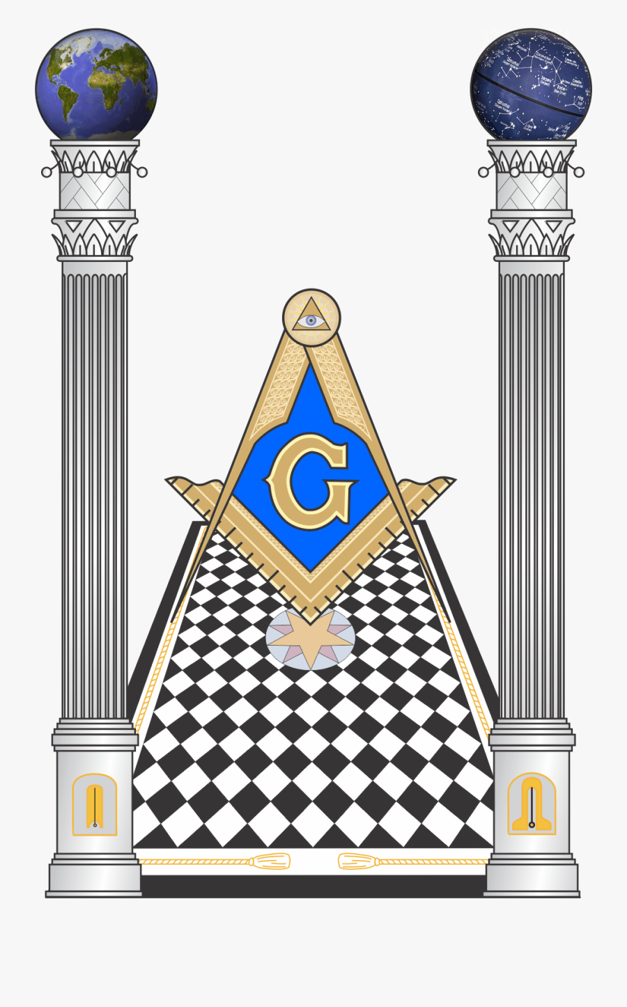 Masonic Art - Warwick Castle, Transparent Clipart