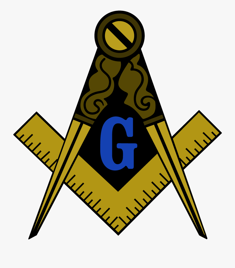 Clip Art Masonic Lodge Logo - Esquadro E Compasso Maçonaria Vetor, Transparent Clipart