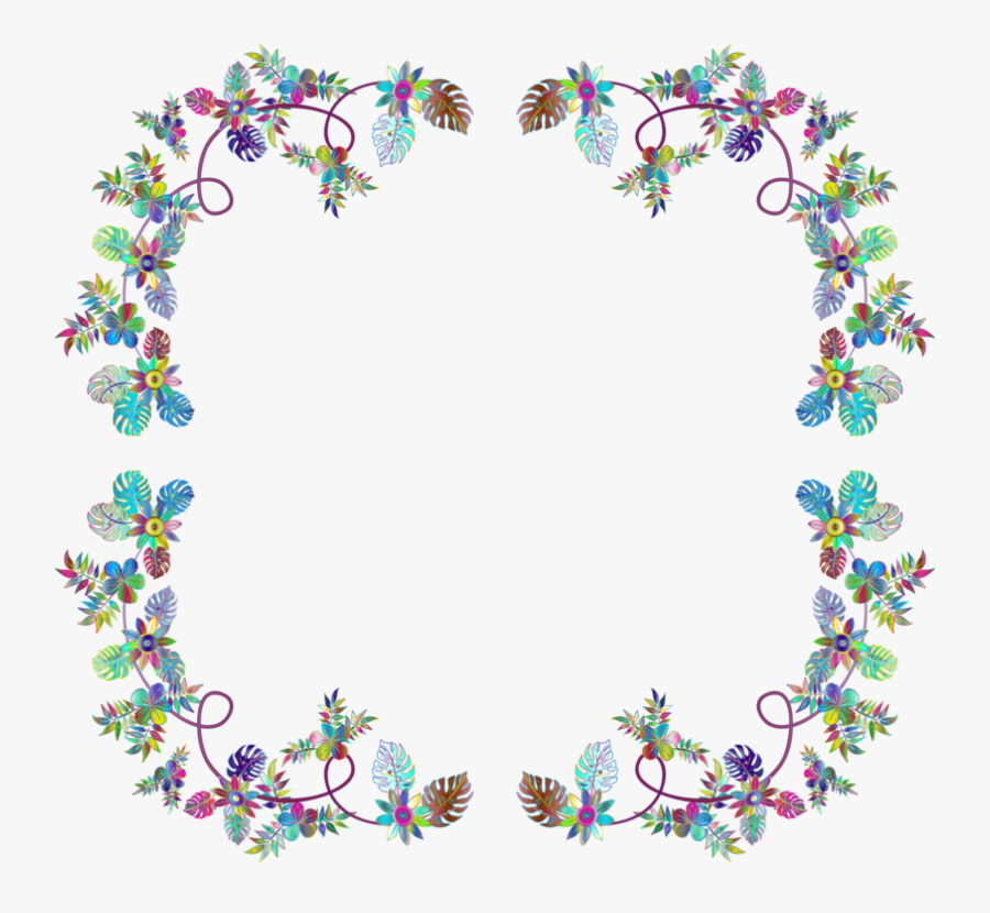 Petal,flower,leaf - 예쁜 테두리, Transparent Clipart