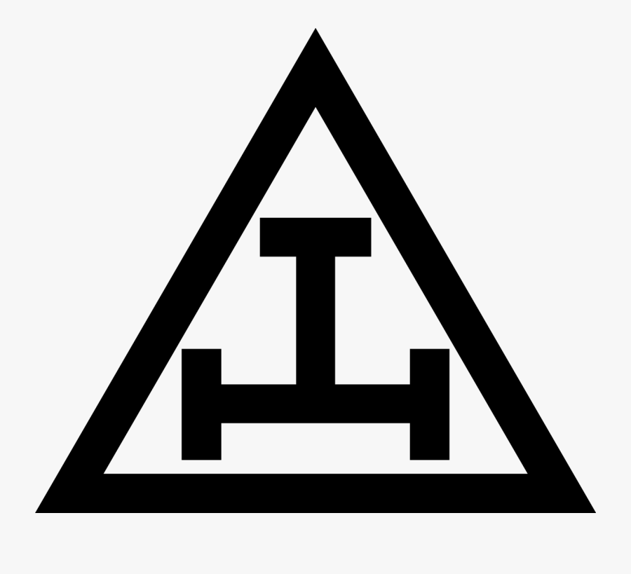 York Rite Mason Symbol, Transparent Clipart