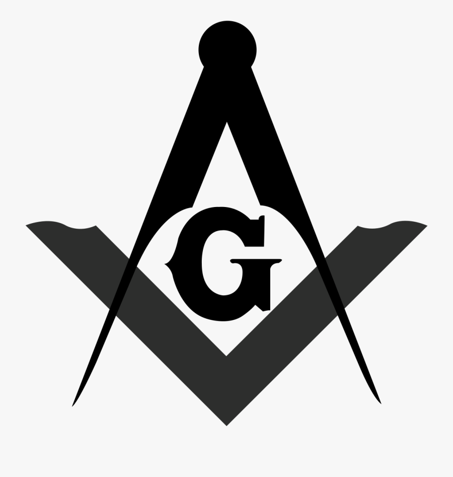 Square And Compass Freemason, Transparent Clipart