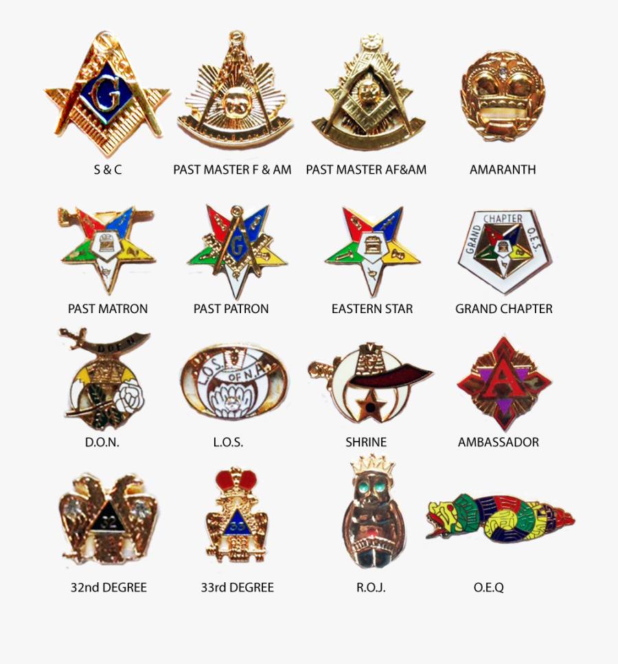 Column Clipart Masonic - Badge, Transparent Clipart
