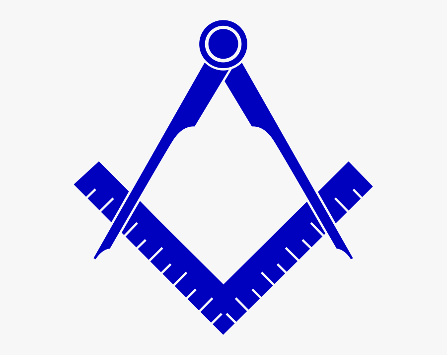 Square & Compass - Masonic Symbol, Transparent Clipart