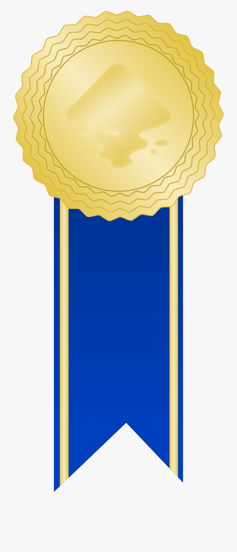 Transparent Inkscape Clipart - Award Ribbon Png Blue, Transparent Clipart