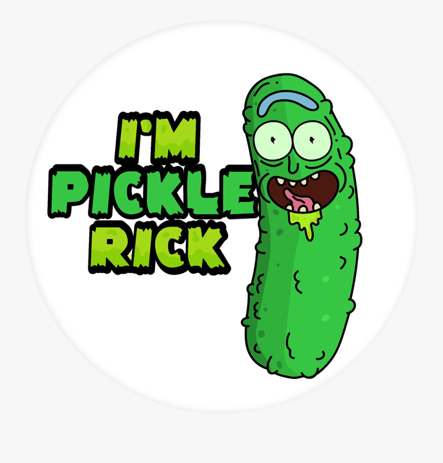 Rick And Morty Pop Grip - Popsocket Of Rick And Morty, Transparent Clipart