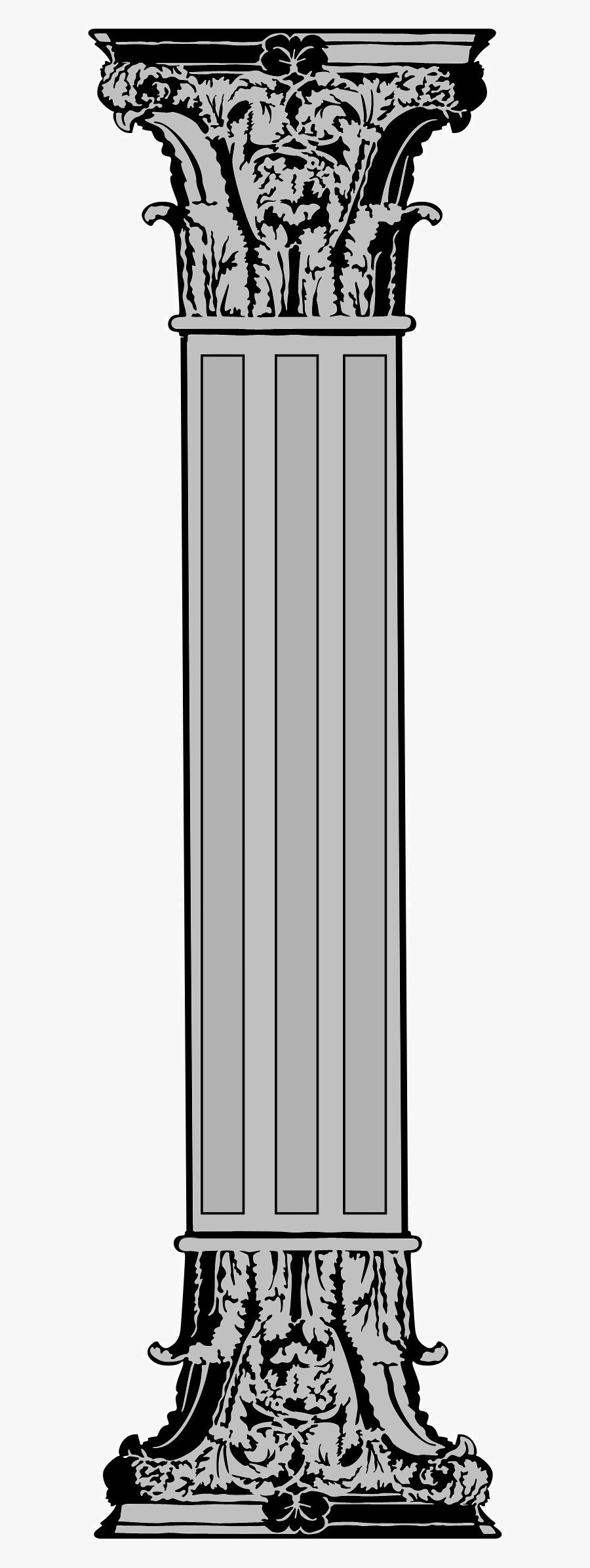 Ws Piller Grey - Piller, Transparent Clipart