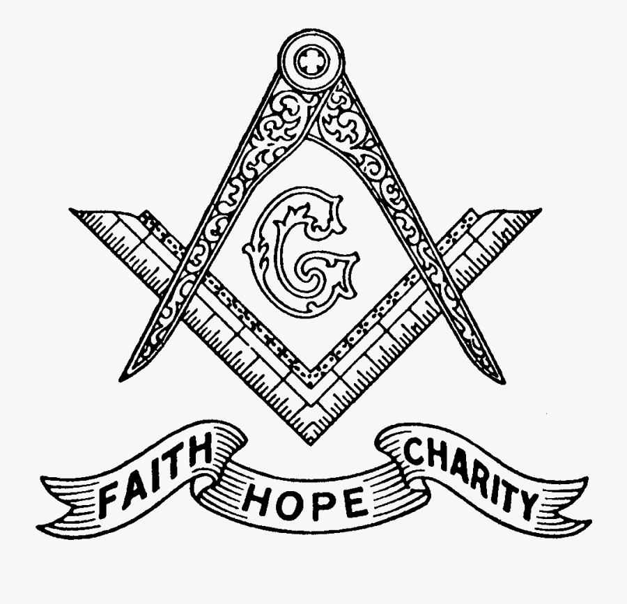 Masonic Logo Faith Hope Charity, Transparent Clipart