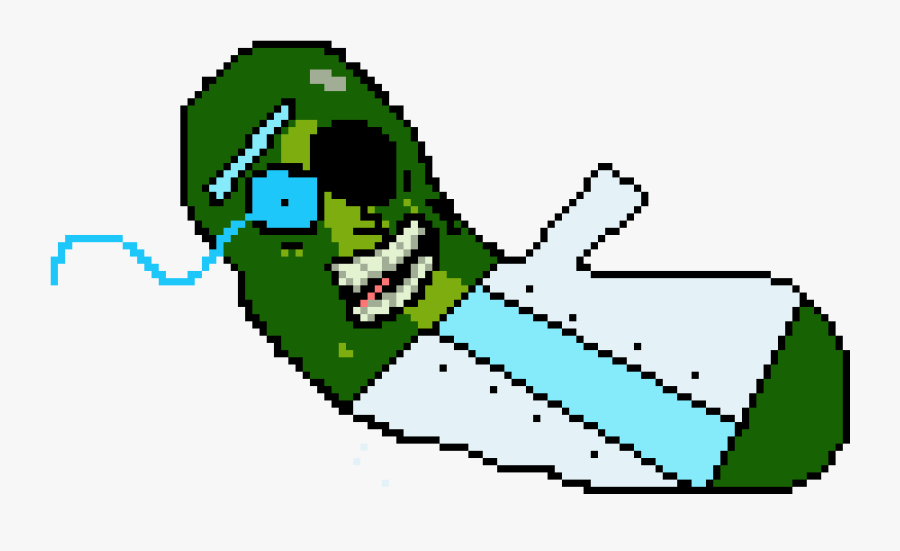Pickles Clipart Pixel Art - Jiren Pixel Art Minecraft, Transparent Clipart