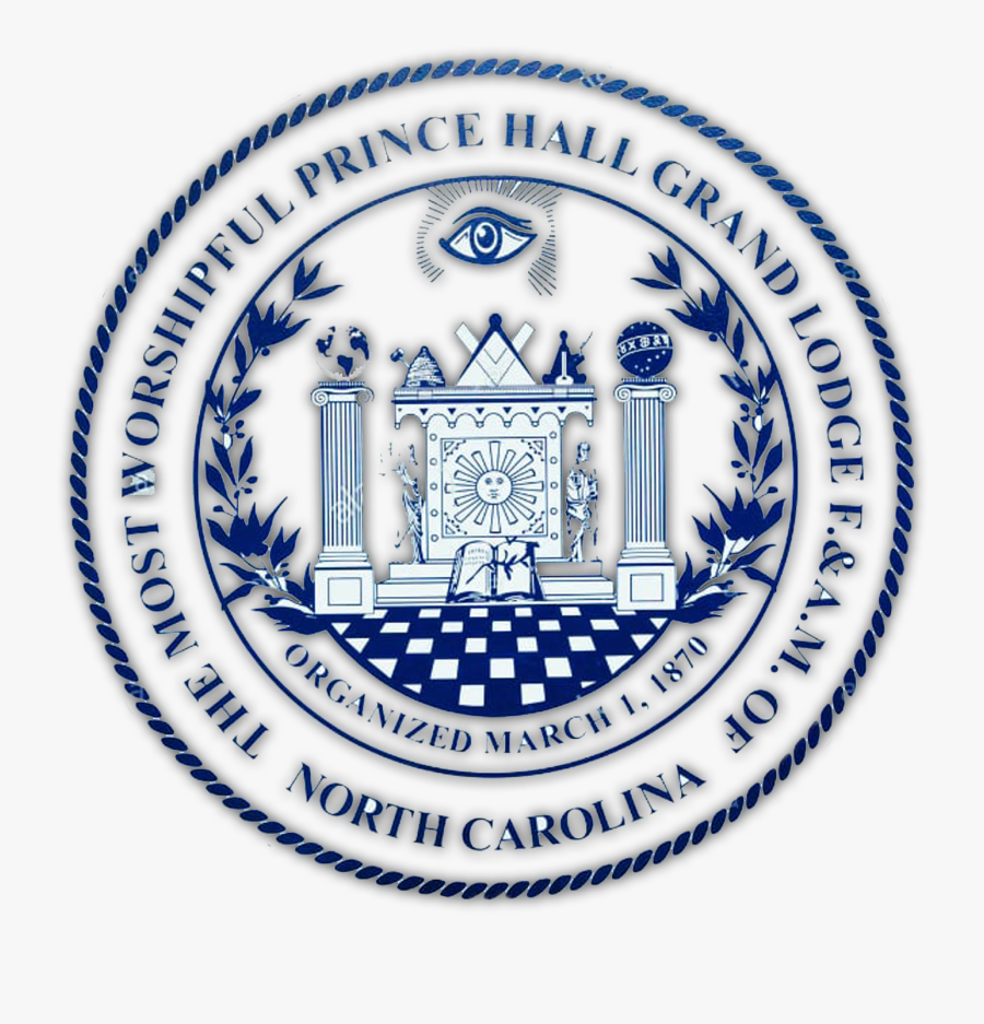 Seal Of Grand Lodge Prince Hall North Carolina, Transparent Clipart