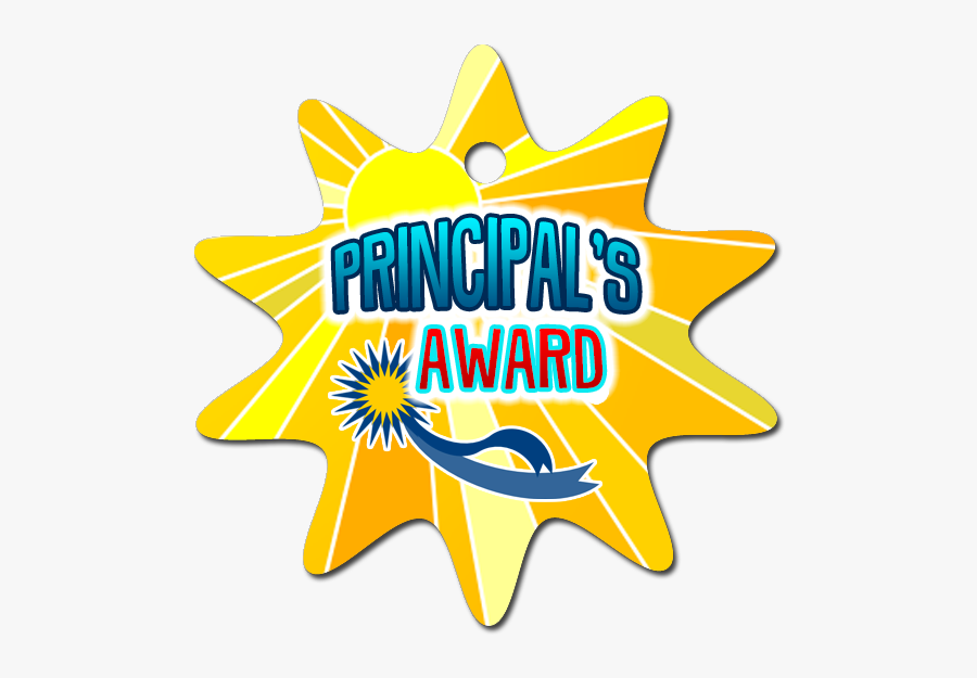 Principal"s Award Sun Tag - Principals Awards, Transparent Clipart